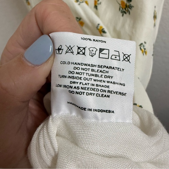 Faithfull The Brand Palma Dress Floral Print Size 10 - Picture 6 of 6